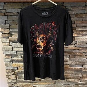 Hot Topic Black Slayer Graphic Tee